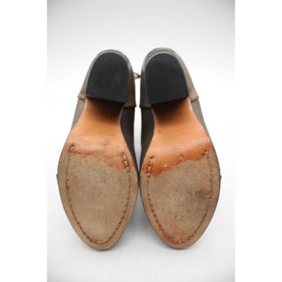 Rag & Bone Boots Newbury Women's 38.5 / 8.5 Bootie Distressed Brown Suede Heel - Picture 9 of 10